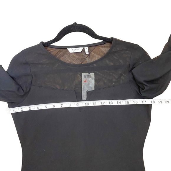 BYOUNG Silina Mesh Panel Long Sleeve Dress - Picture 7 of 8